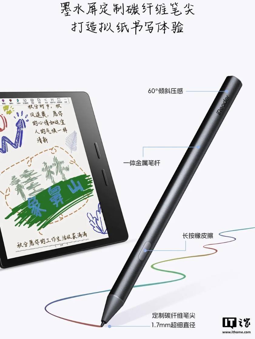 ：7英寸彩墨屏配手写笔阅读新体验即将开启！CQ9电子app掌阅Ocean 4C来袭(图2)